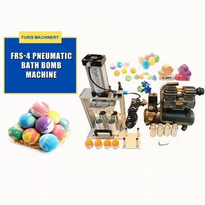 Warme verkoop Pneumatische handmatige kleine enkele vier vorm bad Fizzer bad bommen druk maken vormmachine